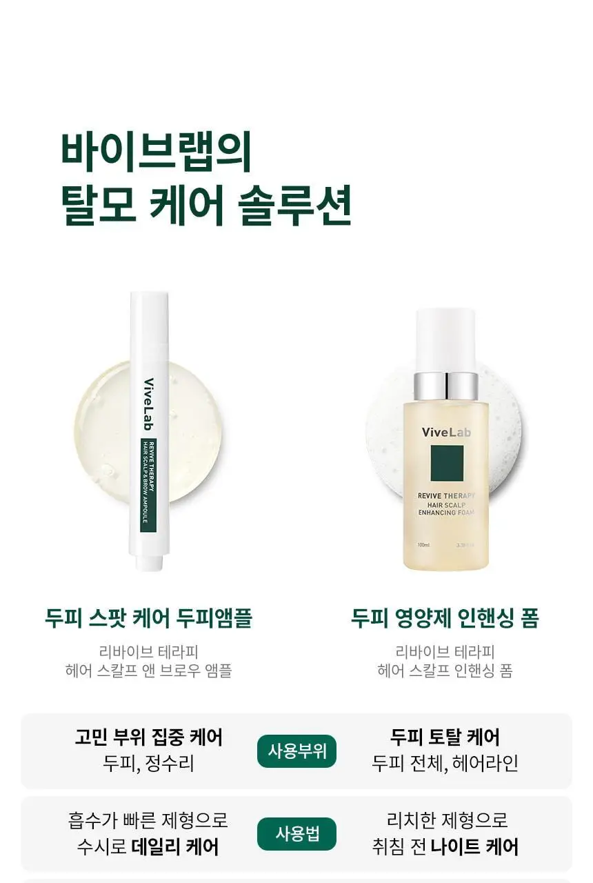 [2025어워즈/2년연속수상] 바이브랩 리바이브 테라피 헤어 스칼프 앤 브로우 앰플 더블기획 상세페이지 55